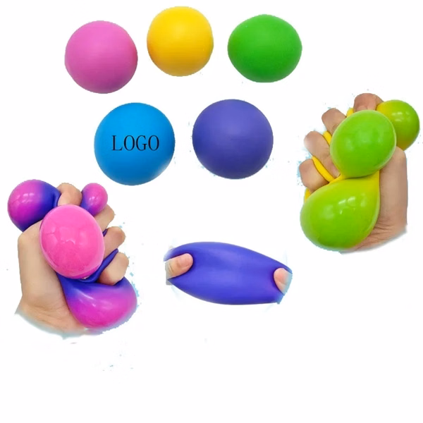 Custom 2.4 Inch Squeeze Stress Relief Ball — Full-Color Therapy Fidget Tool