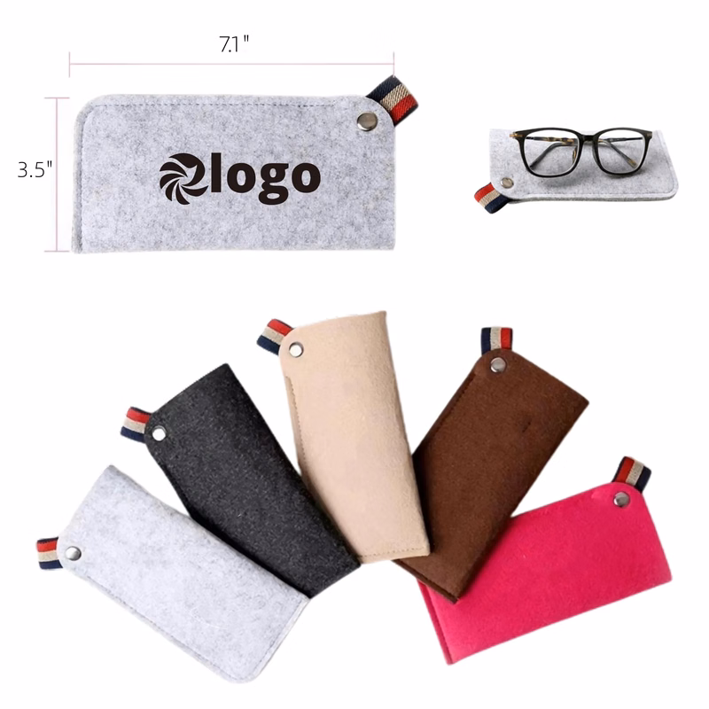 Stylish Felt Eyeglass Protective Case