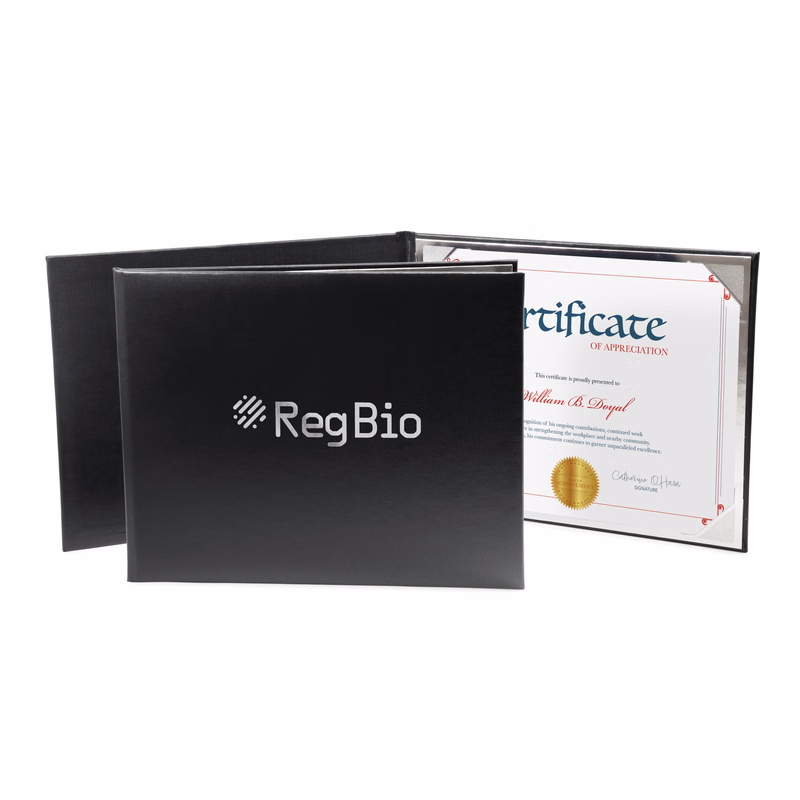 Deluxe Padded Single 8" x 10" Certificate Folder