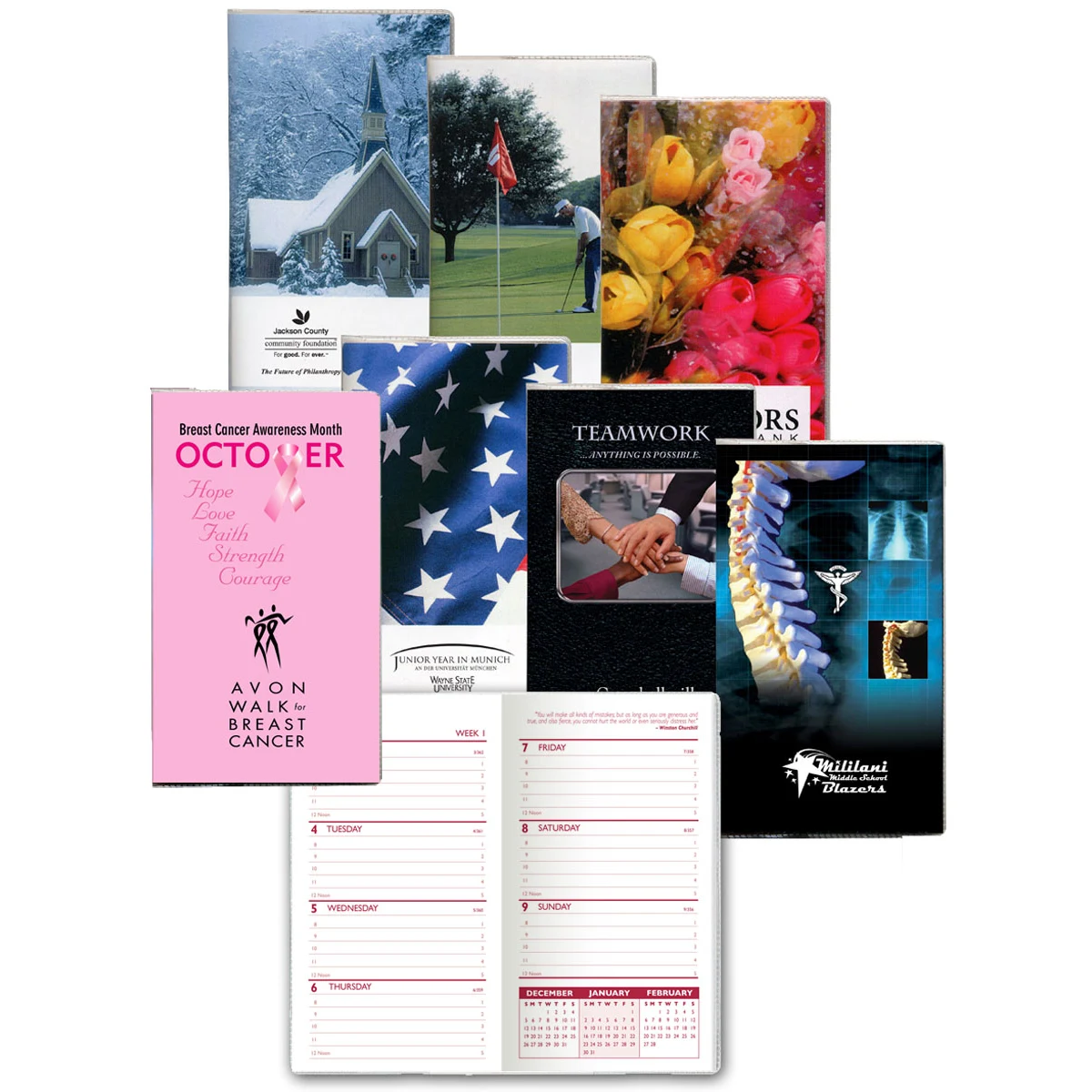 Weekly Full Color Digital Pocket Planner (1 Color w/o Map) 1