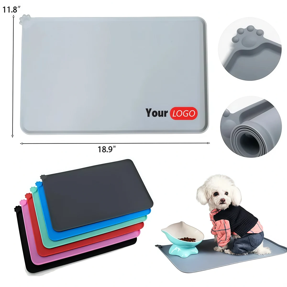 Silicone Pet Feeding Mat 1