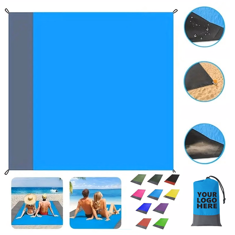 Foldable Waterproof Sandproof Pocket Beach Blanket Mat