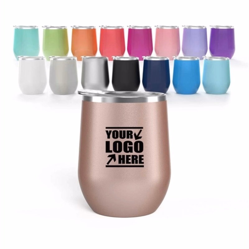 12 Oz Stainless Steel Wine Tumbler