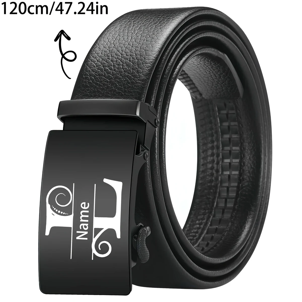 Automatic Lock Non Perforated Men's Belt 1