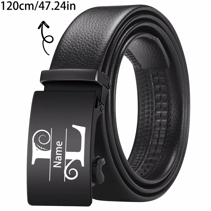 Automatic Lock Non Perforated Men's Belt