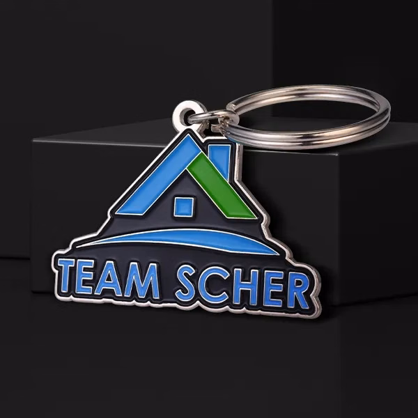 1.75" Soft Enamel Key Chain