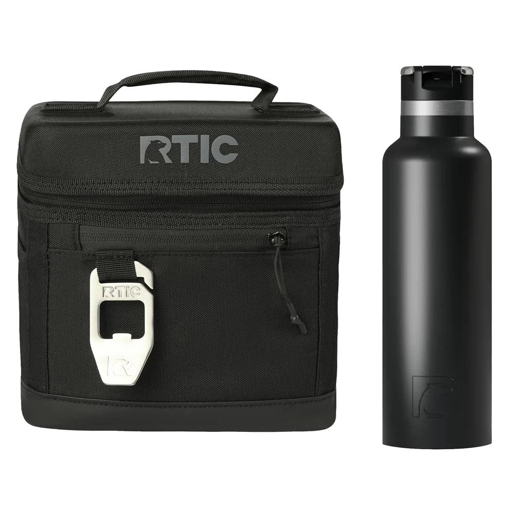 6-Can RTIC® Soft Pack Cooler Bag & Insulated Water Bottle Gift Set 1