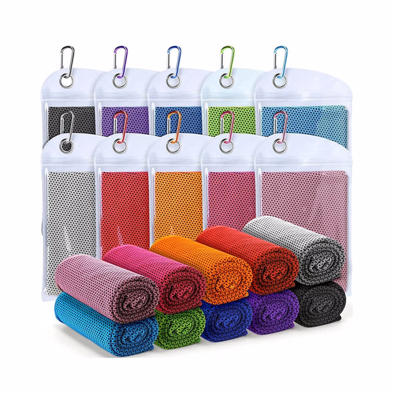 39.37"x11.81" Cooling Towel With Climbing Bag