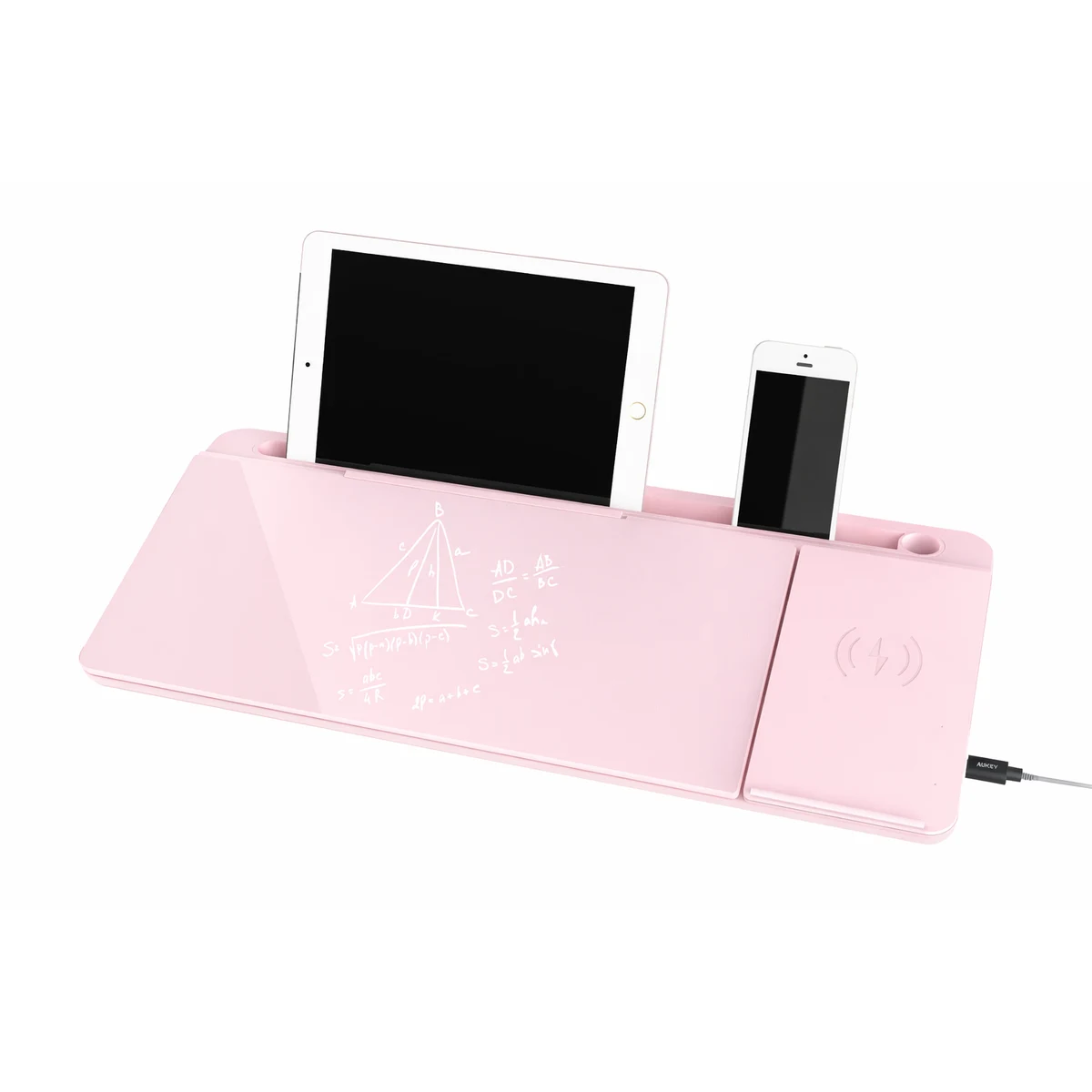 Multi-function Desktop Whiteboard with Wireless Charger 1