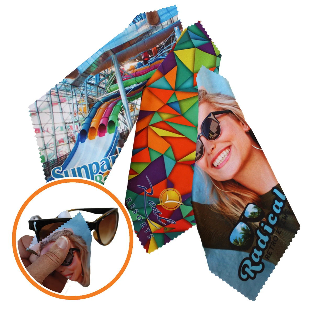 Sublimated Microfiber Cleaning Cloth 1