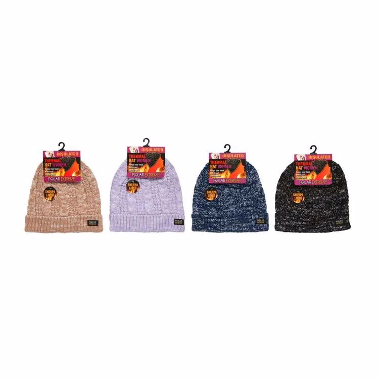 Women's Marl Cuff Hats Assorted Colors