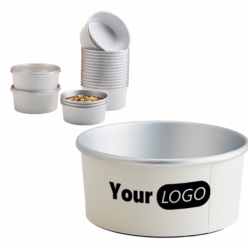 1000 Milliliters of Aluminum Foil Paper Bowls for Food Use