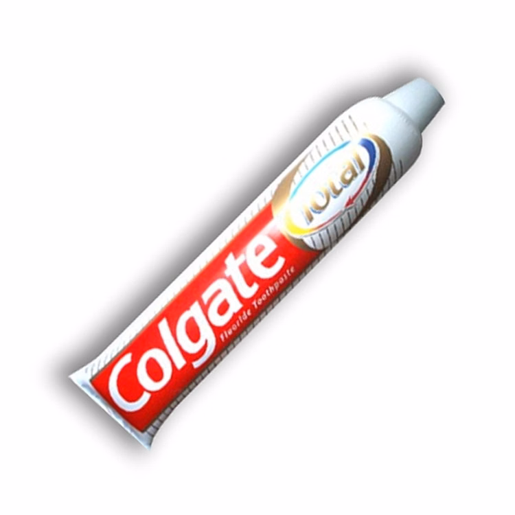 Air Sealed Balloon Inflatable in the Shape Toothpaste Tube