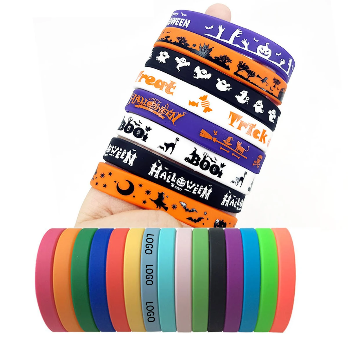 Personalized Silicone Wristbands Halloween 1