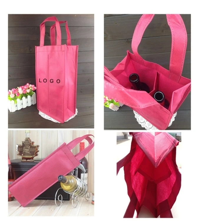 Non-Woven 2 Bottle Wine Tote 1