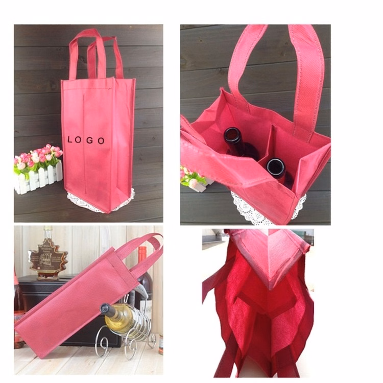 Non-Woven 2 Bottle Wine Tote