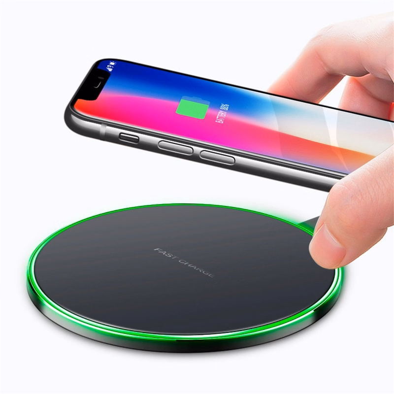 Fast Wireless Charger Qi-Certified Charging Pad