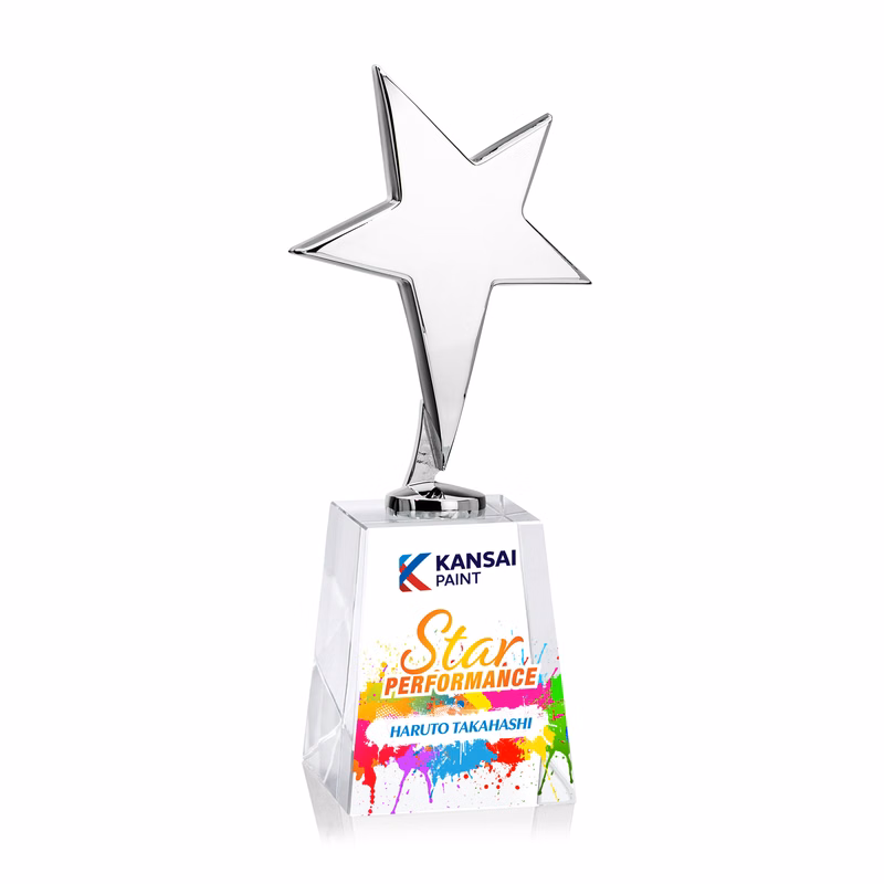 Tuscany Chrome Star VividPrint™ Award Celestina Base-Clear