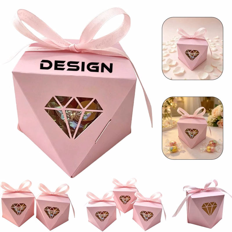 Light Luxury Diamond Window Candy Gift Box