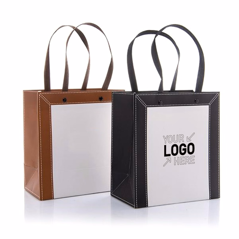 Custom Shopping Paper Ribbon Gift Sale Tote Bag