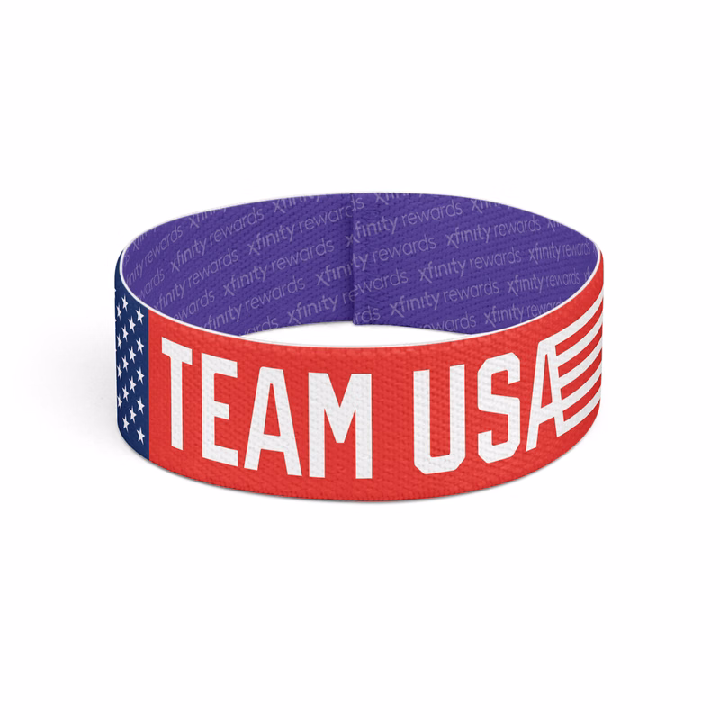 Oodleband 1" Wide Wristband - Full Color Bleed - Fast Production