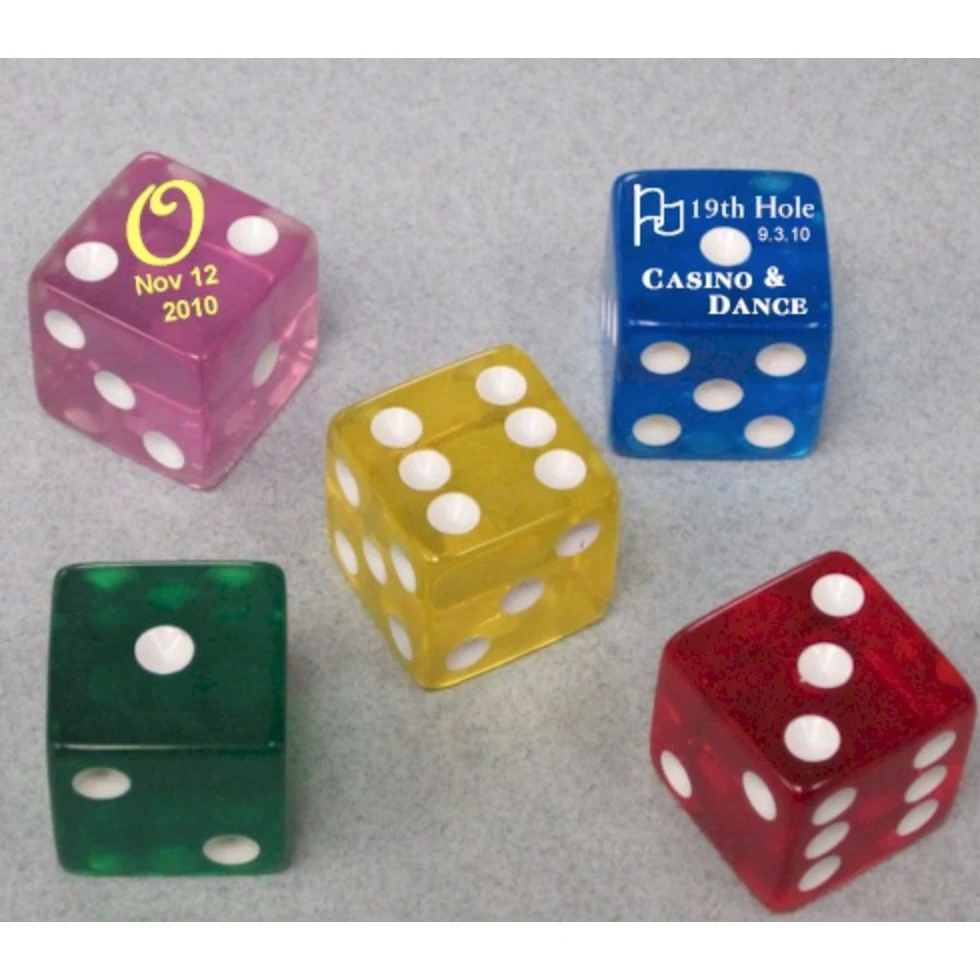 Transparent Dice 1