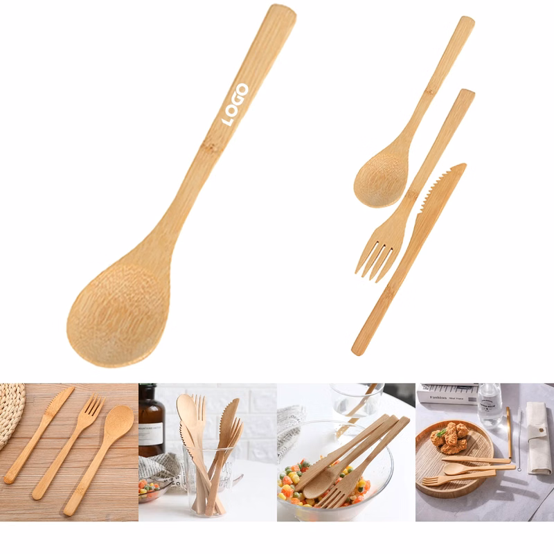 Reusable Solid Bamboo Teaspoons
