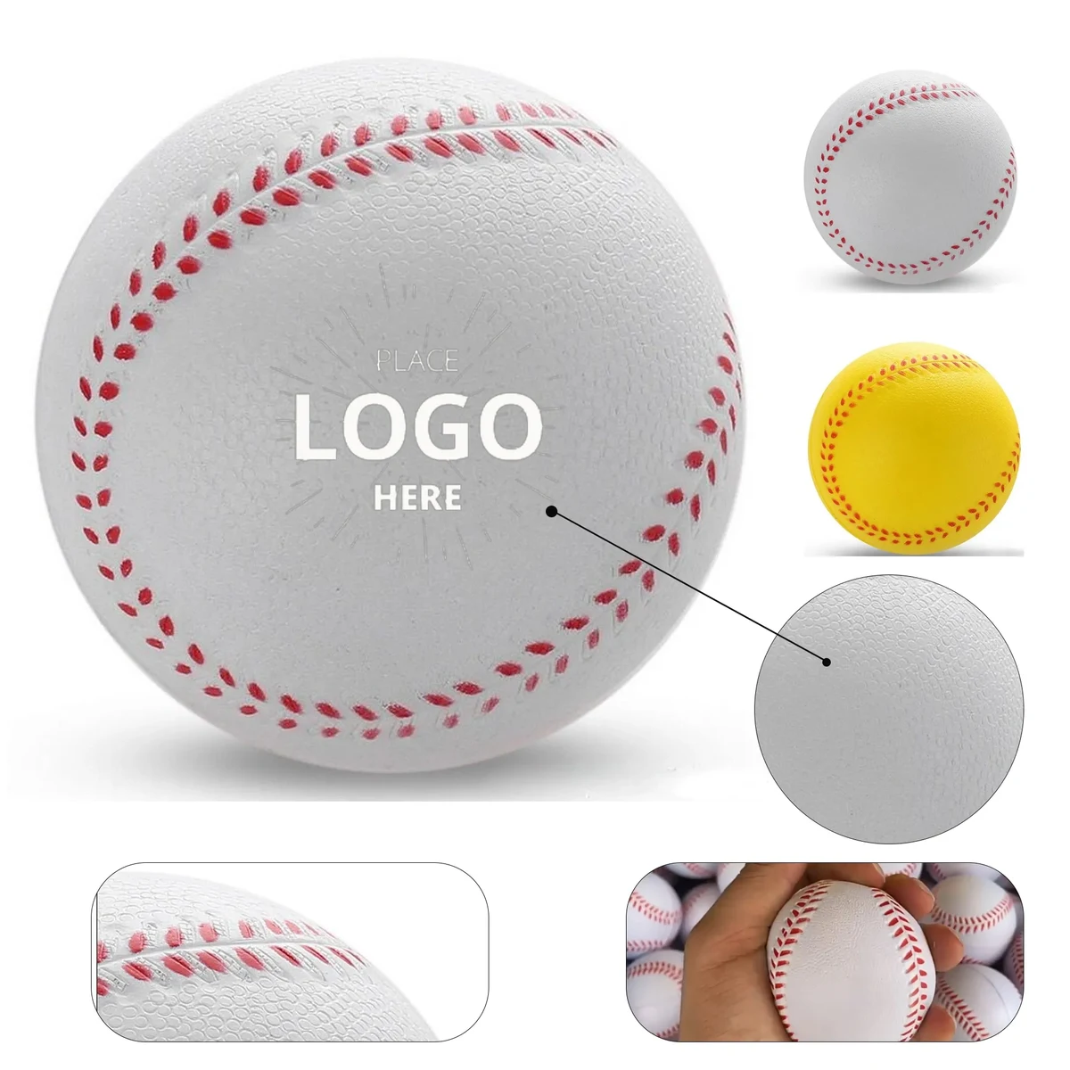 Soft Baseball Stress Reliever 1