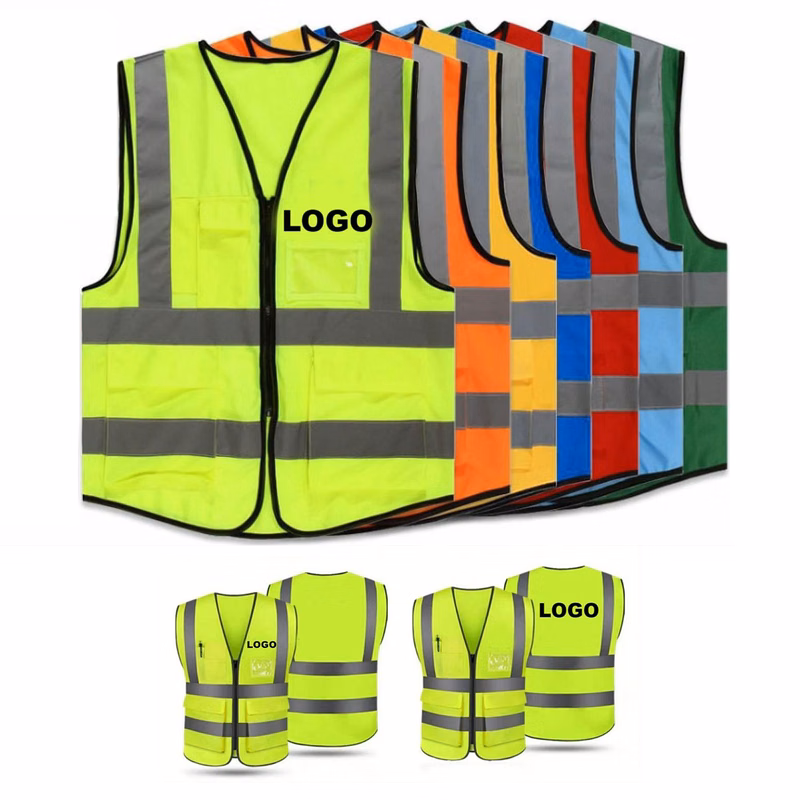 Reflective Strips Mesh Safety Vest