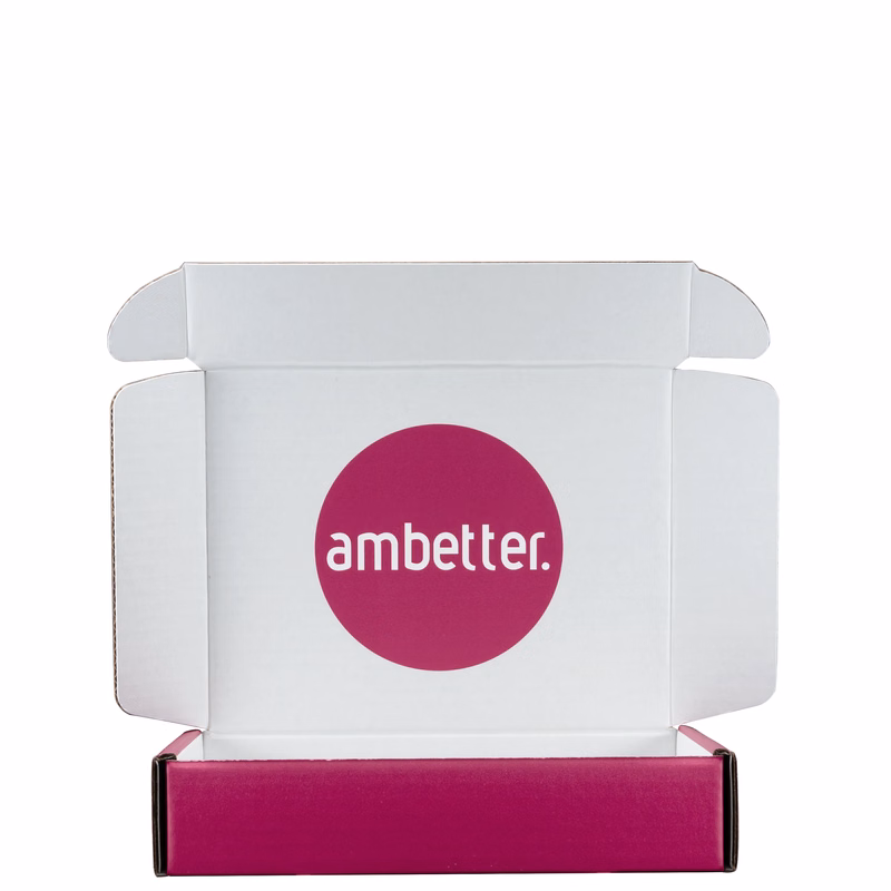 Mailing Box B-Flute 9.000" x 7.000" x 2.000" Group B - 126 sq in White Digital Print