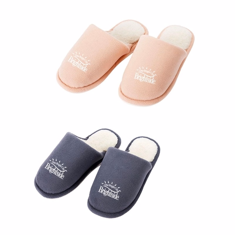 Autumn Winter Indoor Warm Plush Household Shoes