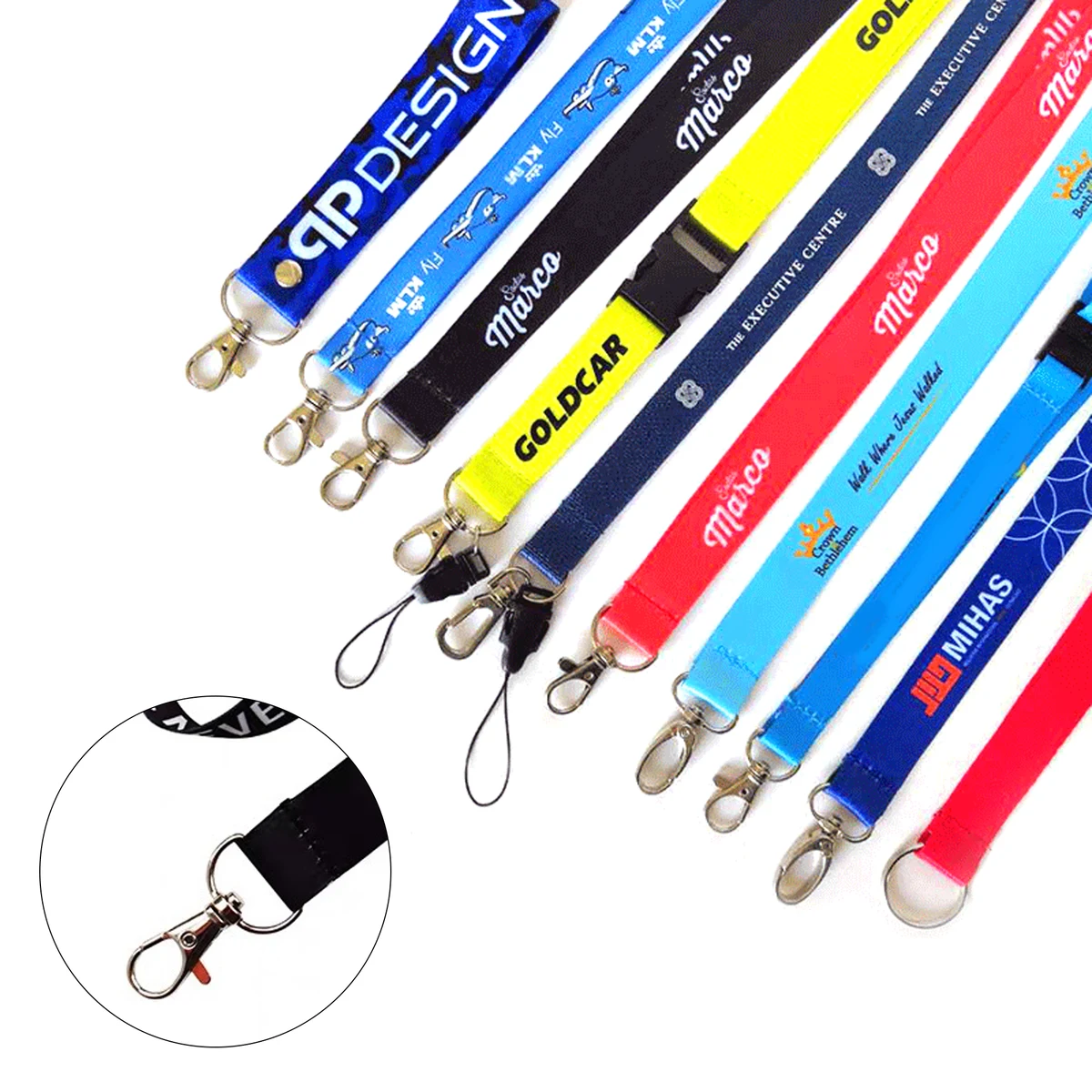 Custom Polyester Lanyard w/Holder 1