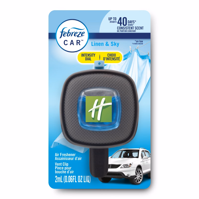 Febreze® CAR™ Vent Clip, Linen & Sky scent, Standard