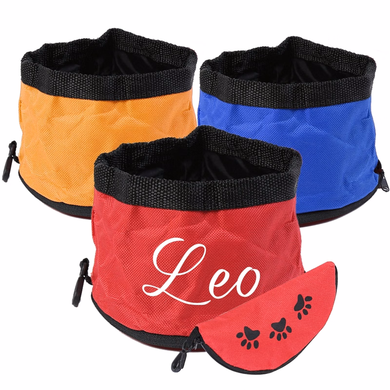 Collapsible Oxford Cloth Dog Bowl