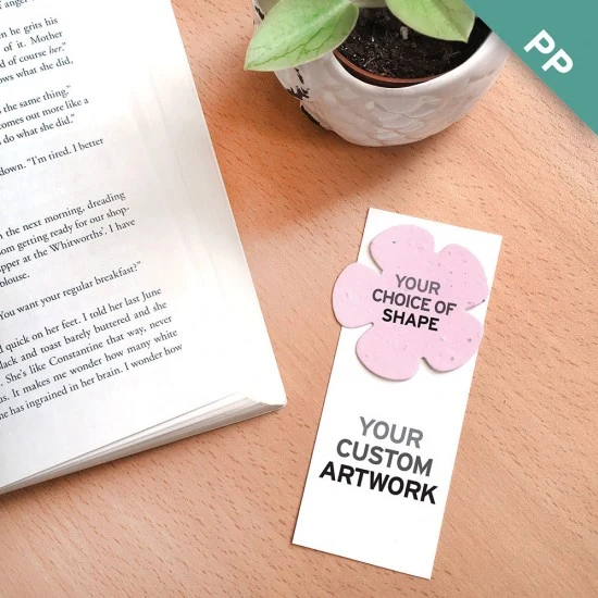 Single-Sided Small Eco Bookmark With Shape 1