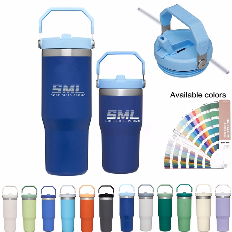 Stainless Steel Vacuum Insulated Tumbler with Straw