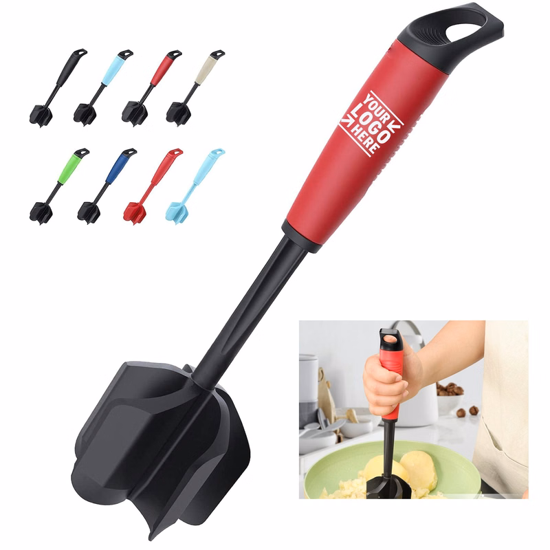 5 Curved Blades Ground Beef Masher Smasher