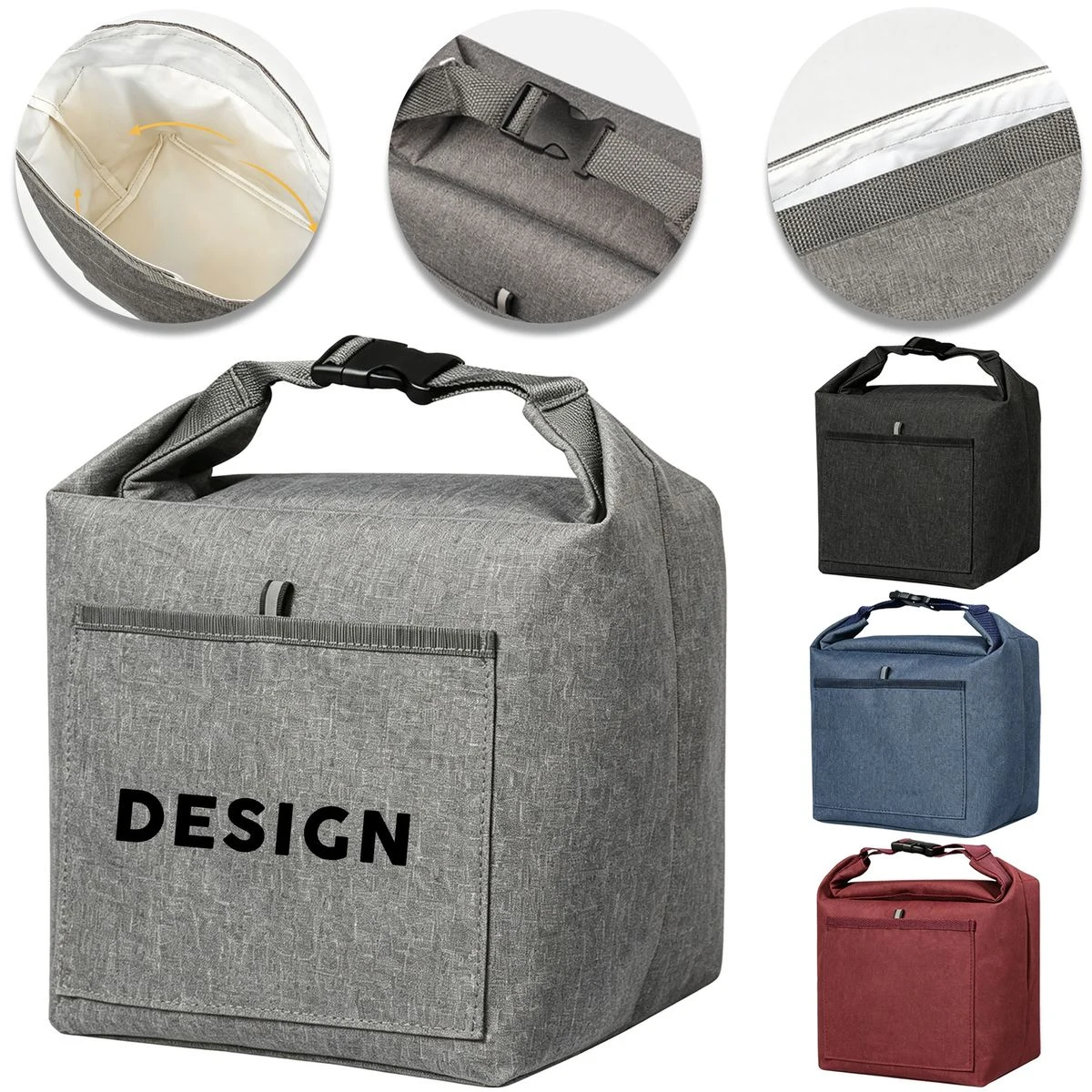 Waterproof Oxford Fabric Cooler Bag 10" * 8" 1