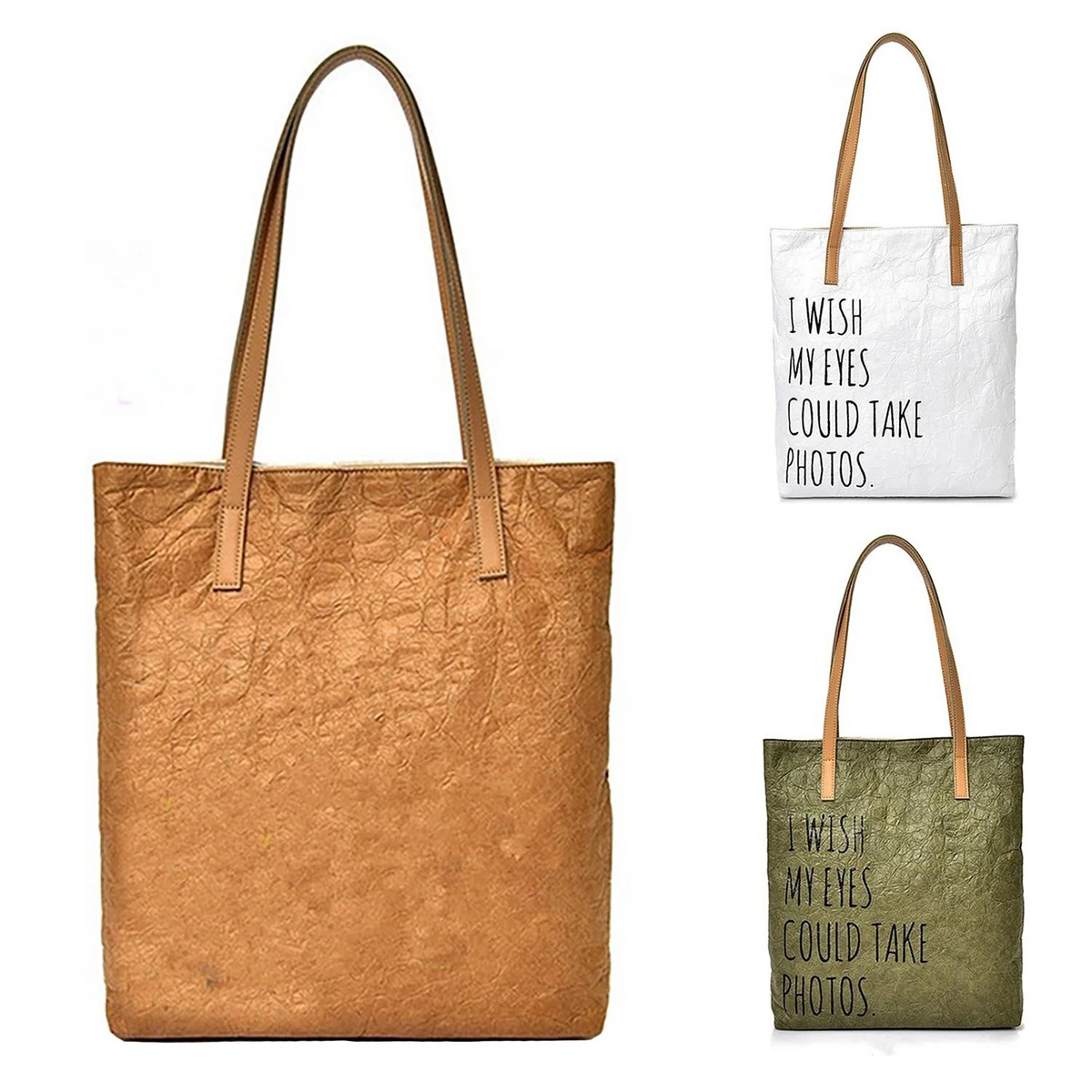 Custom Kraft paper hand-held storage bag 1