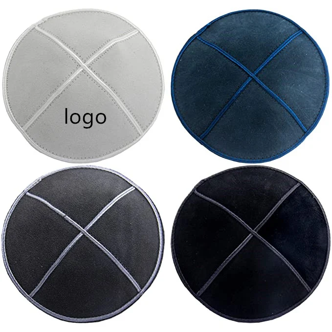 Suede Kippha, Jewish Hat, Judaica 1