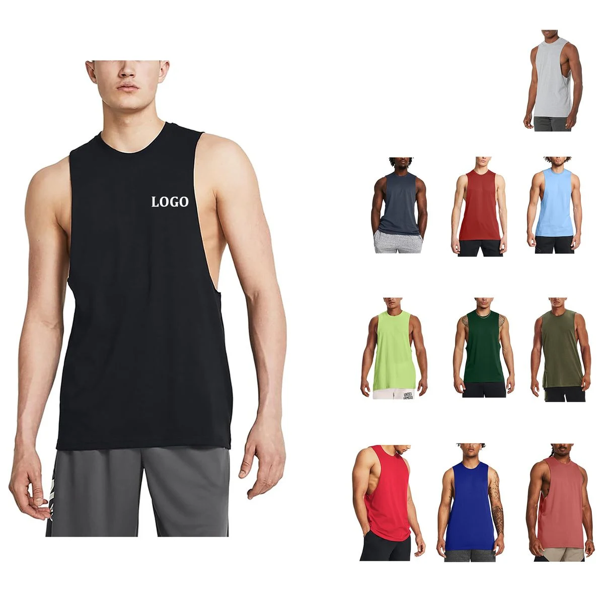 Men's Sleeveless Fitness Vest 1