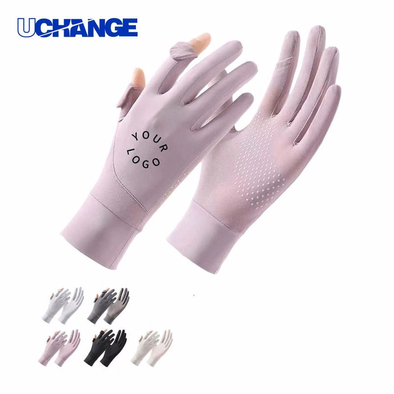 Machine Washable Nylon Gloves Pair for Summer Use