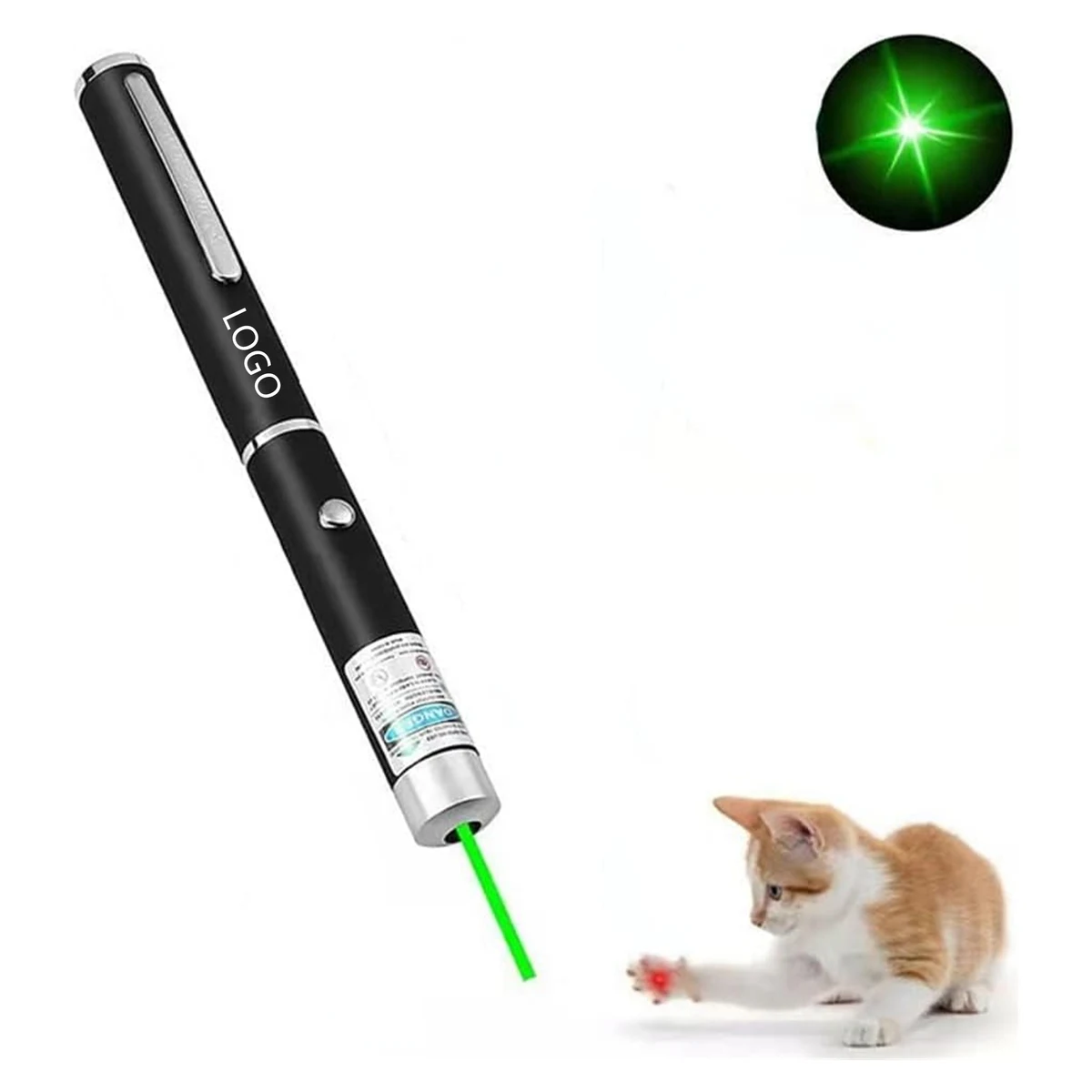 Chargeable Cat Toys Laser Pointer Of Green Light 1