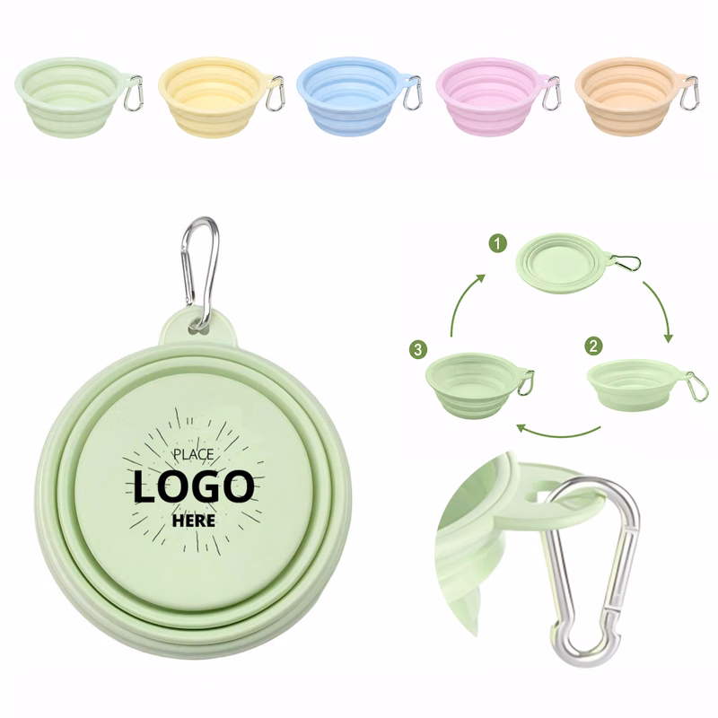 Portable Collapsible Silicone Pet Travel Bowl