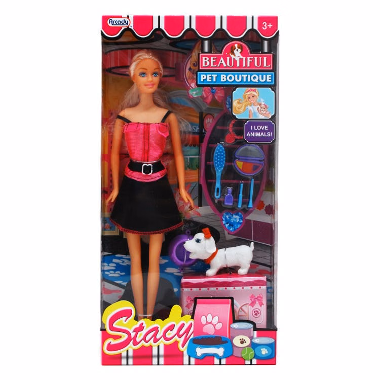 Stacy Dolls with Pets - Assorted 11.5"
