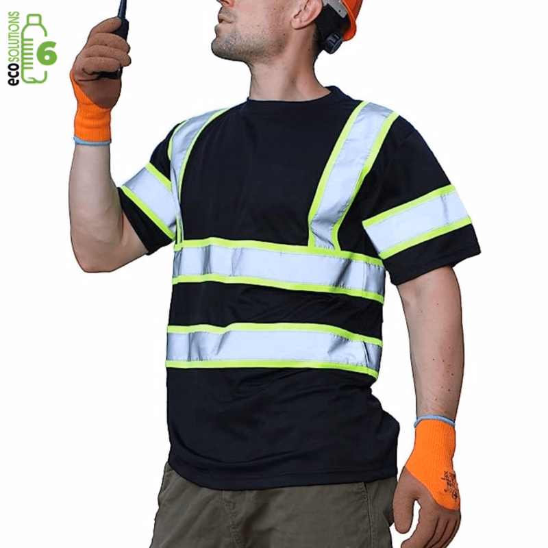 rPET Class 3 Two Tone Safety T-Shirt W/ Pocket
