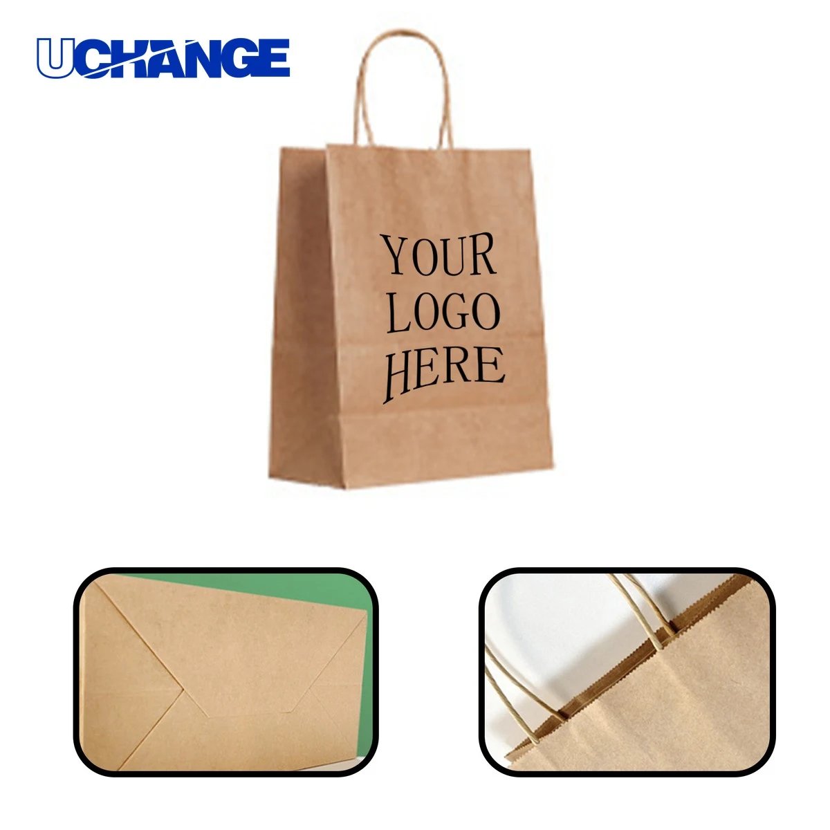 Custom Kraft Carryall Bag 1