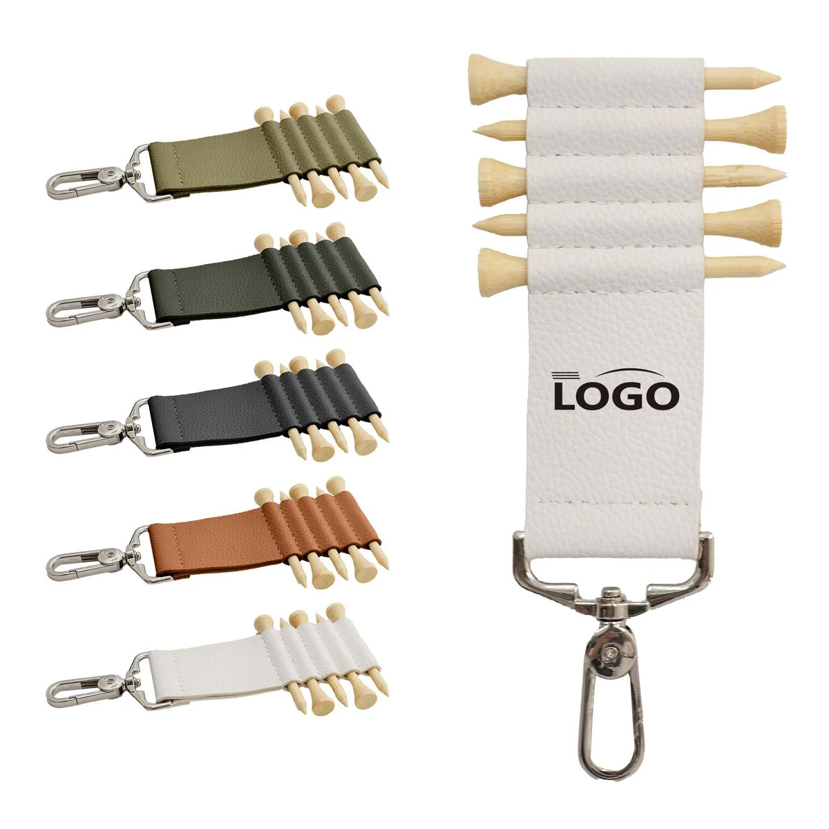 Leather Golf Tee Holder 1