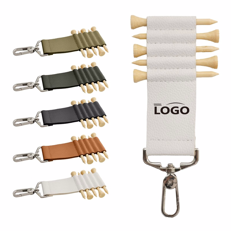 Leather Golf Tee Holder