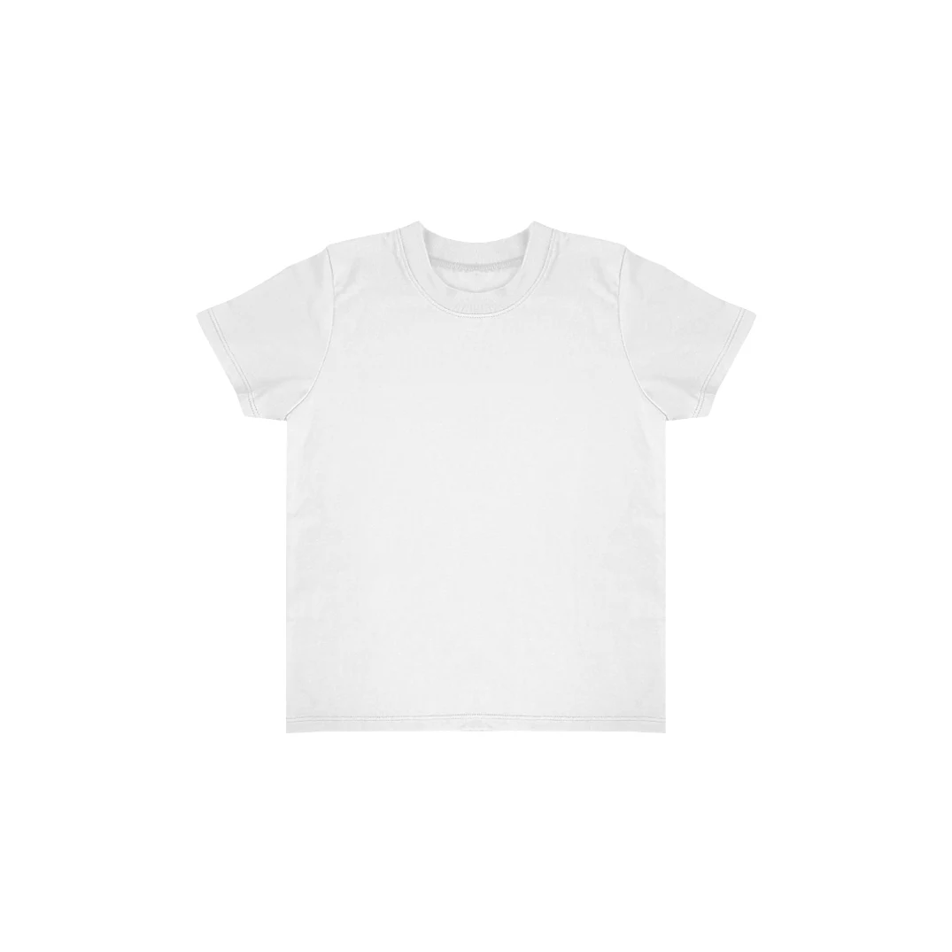 Toddler TriBlend Short Sleeve Coverstitch Neck Tee 1